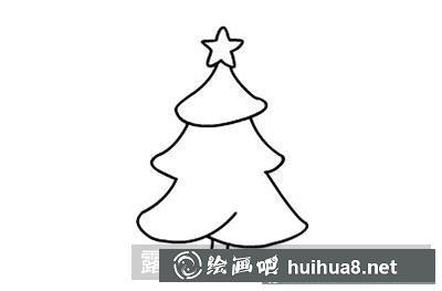 兒童畫教程：圣誕樹怎么畫