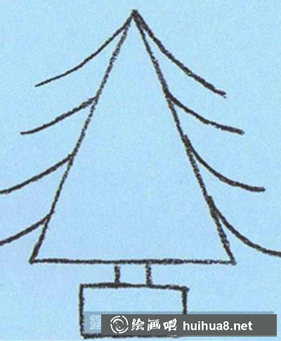 兒童畫教程：圣誕樹怎么畫