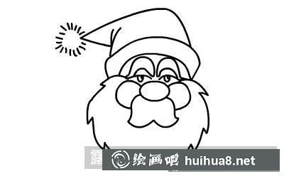 兒童畫(huà)教程：圣誕老人怎么畫(huà)