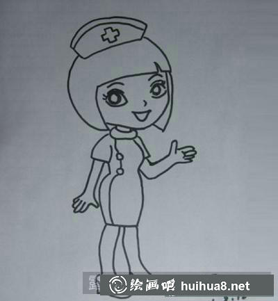 護(hù)士的畫法 護(hù)士的畫法