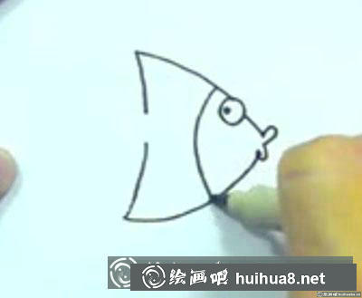 兒童畫教程：教你畫一只小魚