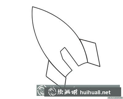 兒童畫教程：教你畫運(yùn)載火箭