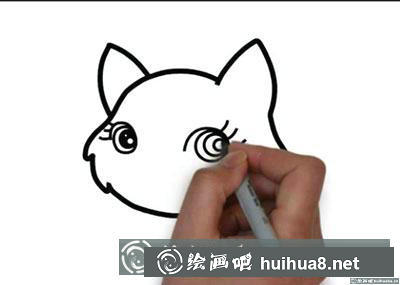 簡(jiǎn)筆畫教程：教你畫一只貓咪
