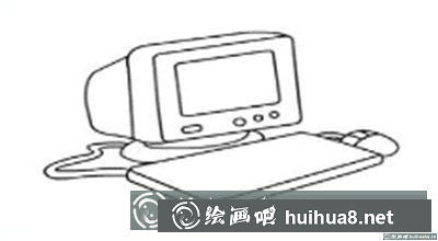 簡筆畫教程：怎么畫電腦