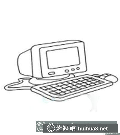 簡筆畫教程：怎么畫電腦