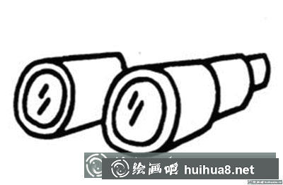 簡筆畫教程：教你畫一個望遠鏡