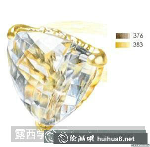 怎么畫黃寶石戒指