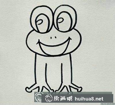怎么繪制簡筆畫青蛙教程