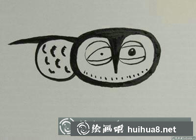 怎么畫(huà)簡(jiǎn)筆畫(huà)貓頭鷹教程