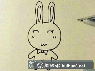 怎么畫簡筆畫兔子教程