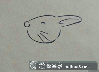 怎么畫簡筆畫卡通兔子