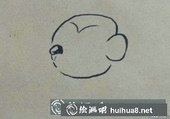 兒童畫(huà)教程：卡通小猴繪制方法