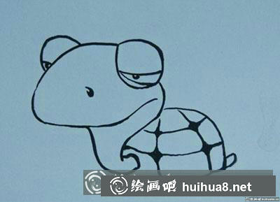 如何畫簡筆畫烏龜
