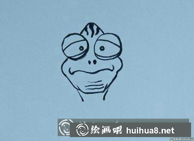 怎么畫簡筆畫壁虎教程