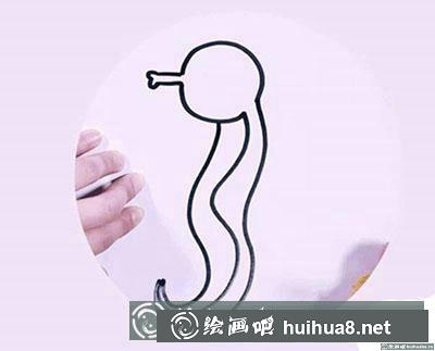 簡(jiǎn)筆畫教程：教大家畫海馬