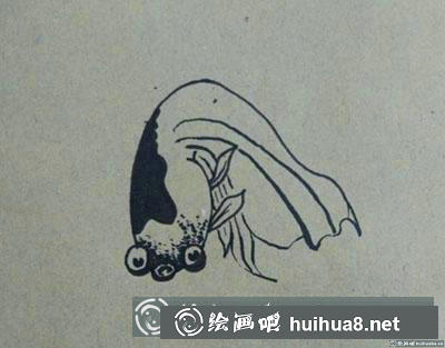 簡筆畫教程：金魚怎么畫