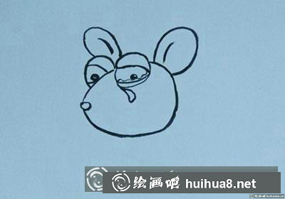 簡(jiǎn)筆畫教程：怎么畫傷心的小老鼠