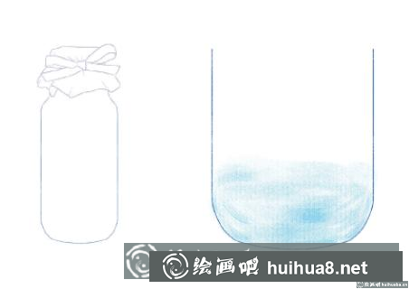 玻璃瓶彩鉛教程