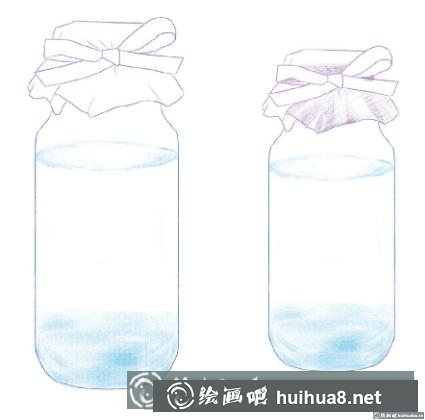 玻璃瓶彩鉛教程