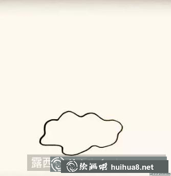 兒童畫(huà)空中城堡