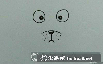 兒童畫教程：怎么繪制一只小狐貍