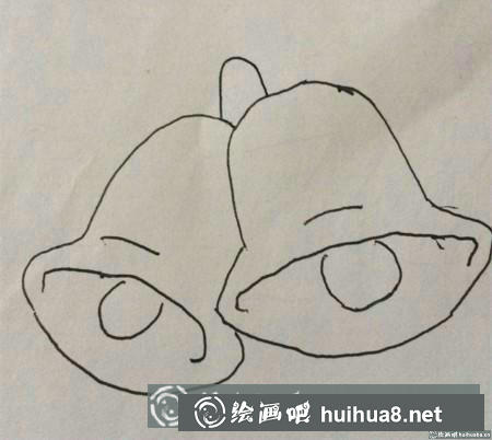 簡筆畫教程 - 鈴鐺連接部分