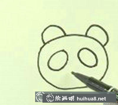簡筆畫教程：怎么畫熊貓口罩