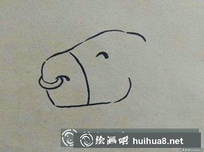 兒童畫教程：教你繪制一頭小牛
