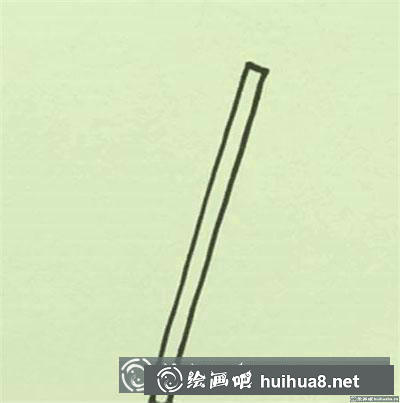 簡筆畫教程：教大家畫毛筆