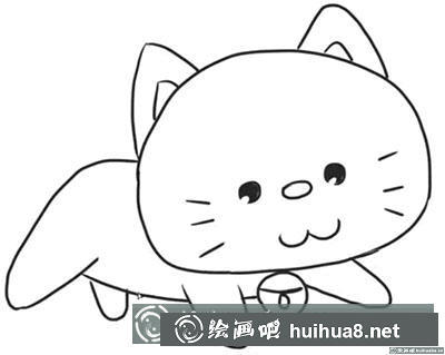 簡(jiǎn)筆畫教程：小貓?jiān)趺蠢L制