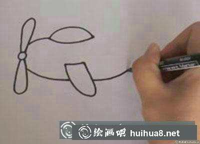 兒童畫(huà)教程:教大家繪制一架飛機(jī) 兒童畫(huà)教程:教大家繪制一架飛機(jī)