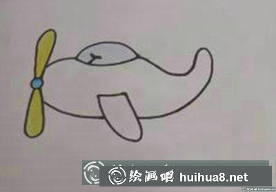 兒童畫(huà)教程:教大家繪制一架飛機(jī) 兒童畫(huà)教程:教大家繪制一架飛機(jī)