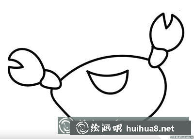 教你畫簡筆畫螃蟹 教你畫簡筆畫螃蟹