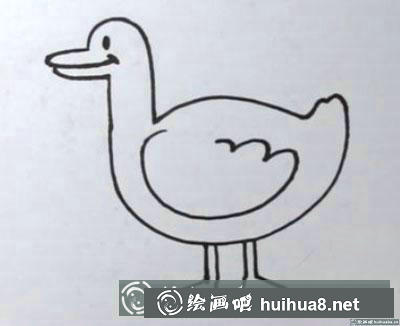 簡(jiǎn)筆畫(huà)教程：教你畫(huà)一只鴨子