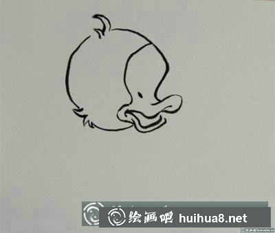 教你畫簡筆畫唱歌的鴨子
