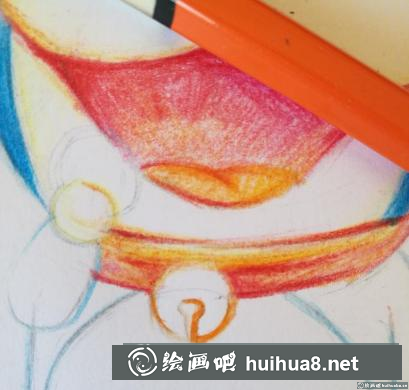 彩鉛畫哆啦A夢