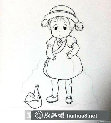 小梅的畫法