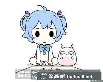 可愛小女孩簡筆畫