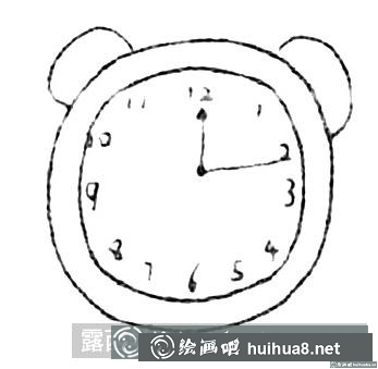 鬧鐘簡筆畫
