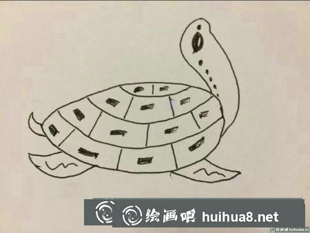 烏龜完成繪制
