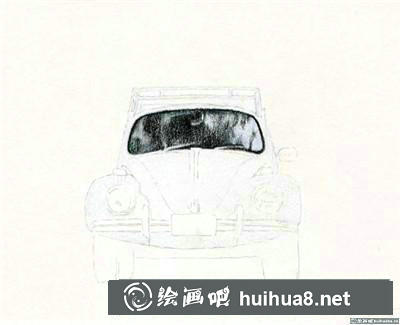 小汽車彩鉛