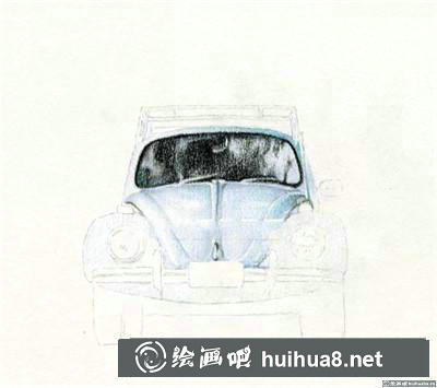 小汽車彩鉛
