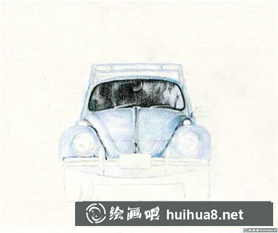小汽車彩鉛