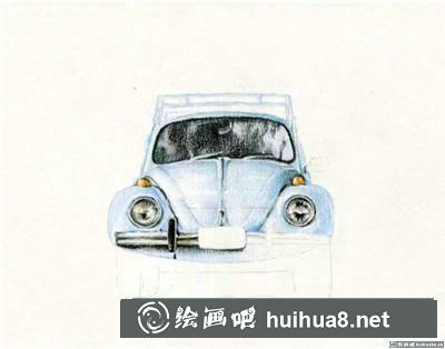 小汽車彩鉛