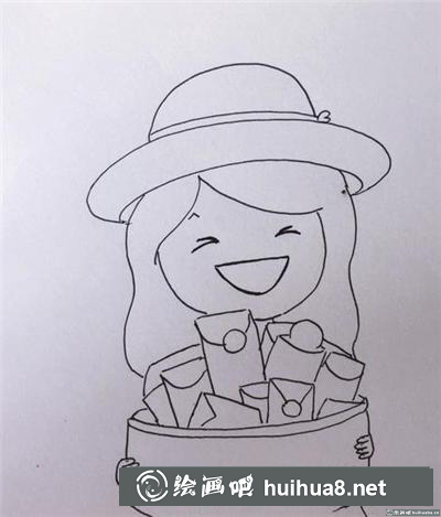 人物彩鉛