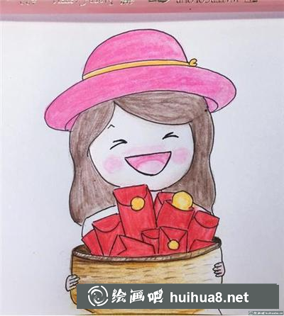 人物彩鉛