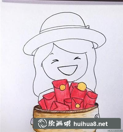 人物彩鉛