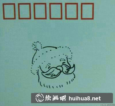 兒童畫教程：教您繪制圣誕老人