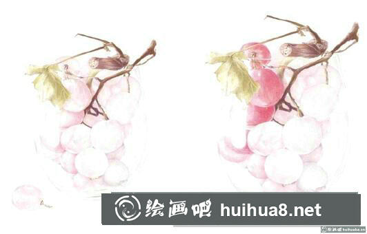 怎么畫葡萄