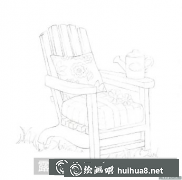 彩鉛畫(huà)椅子教程步驟詳解